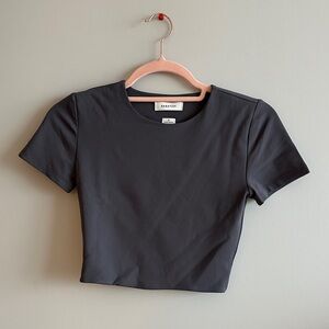 Aritzia Babaton grey contour top